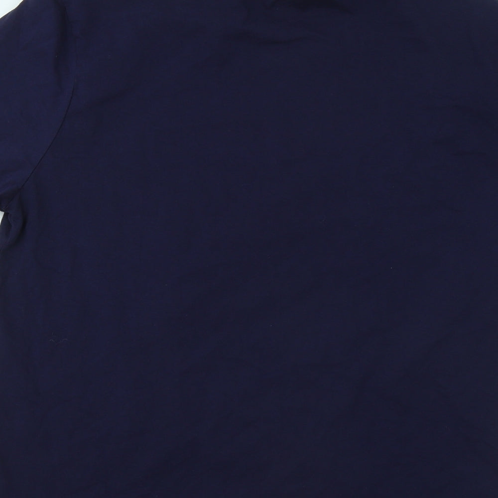Primark Mens Blue Cotton T-Shirt Size XL Round Neck - Back To The Future