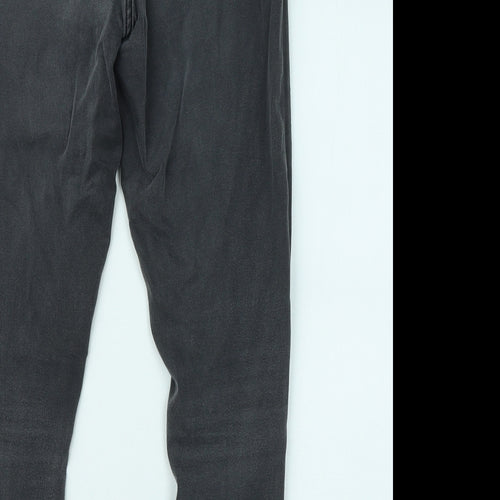 ASOS Mens Grey Cotton Skinny Jeans Size 30 in L32 in Regular Zip