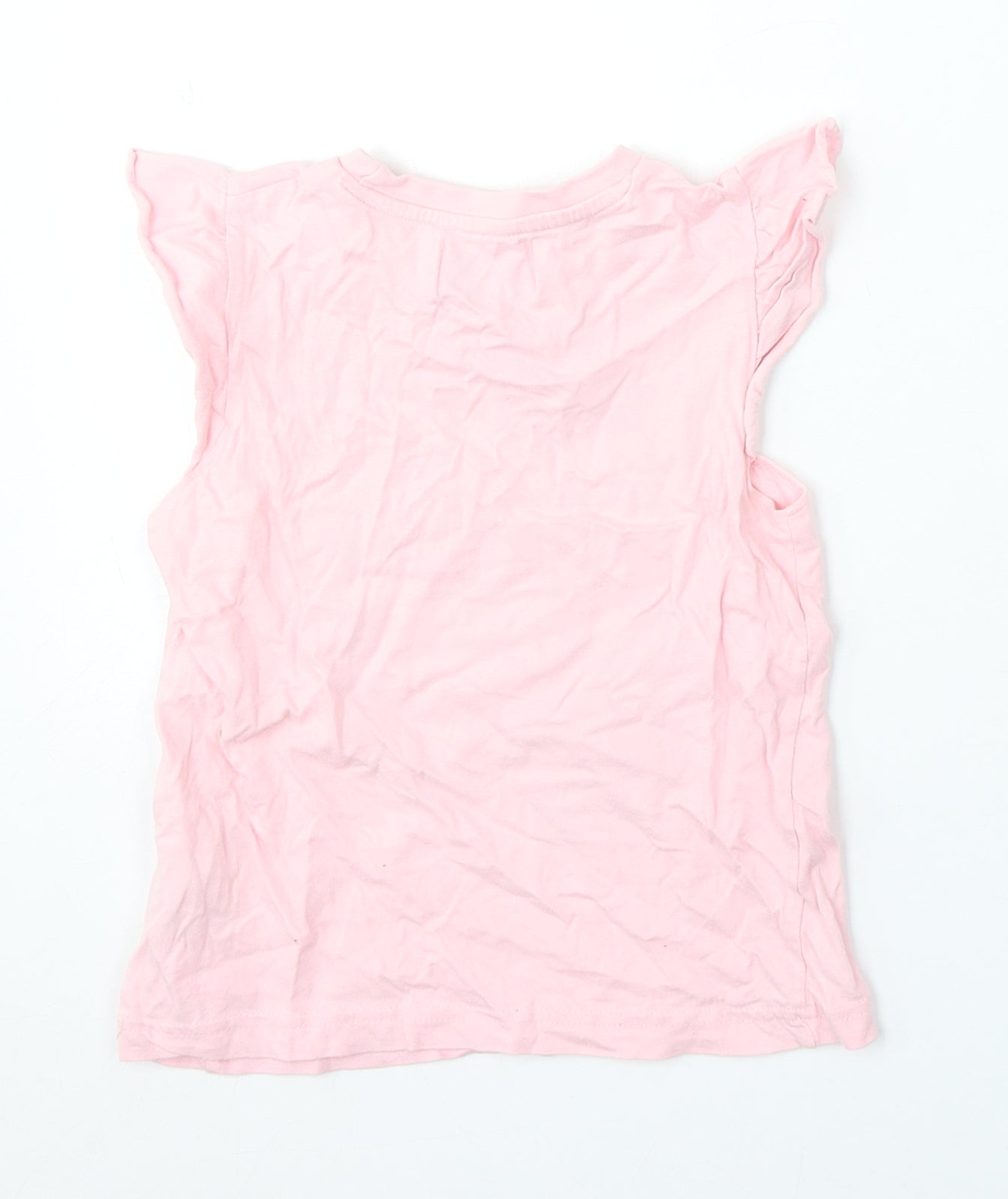 My Little Pony Girls Pink Cotton Basic T-Shirt Size 5-6 Years Round Neck - Best Friends