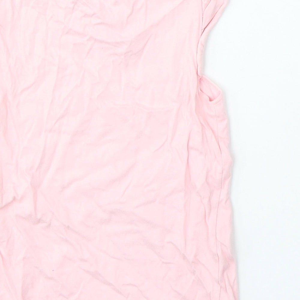 My Little Pony Girls Pink Cotton Basic T-Shirt Size 5-6 Years Round Neck - Best Friends
