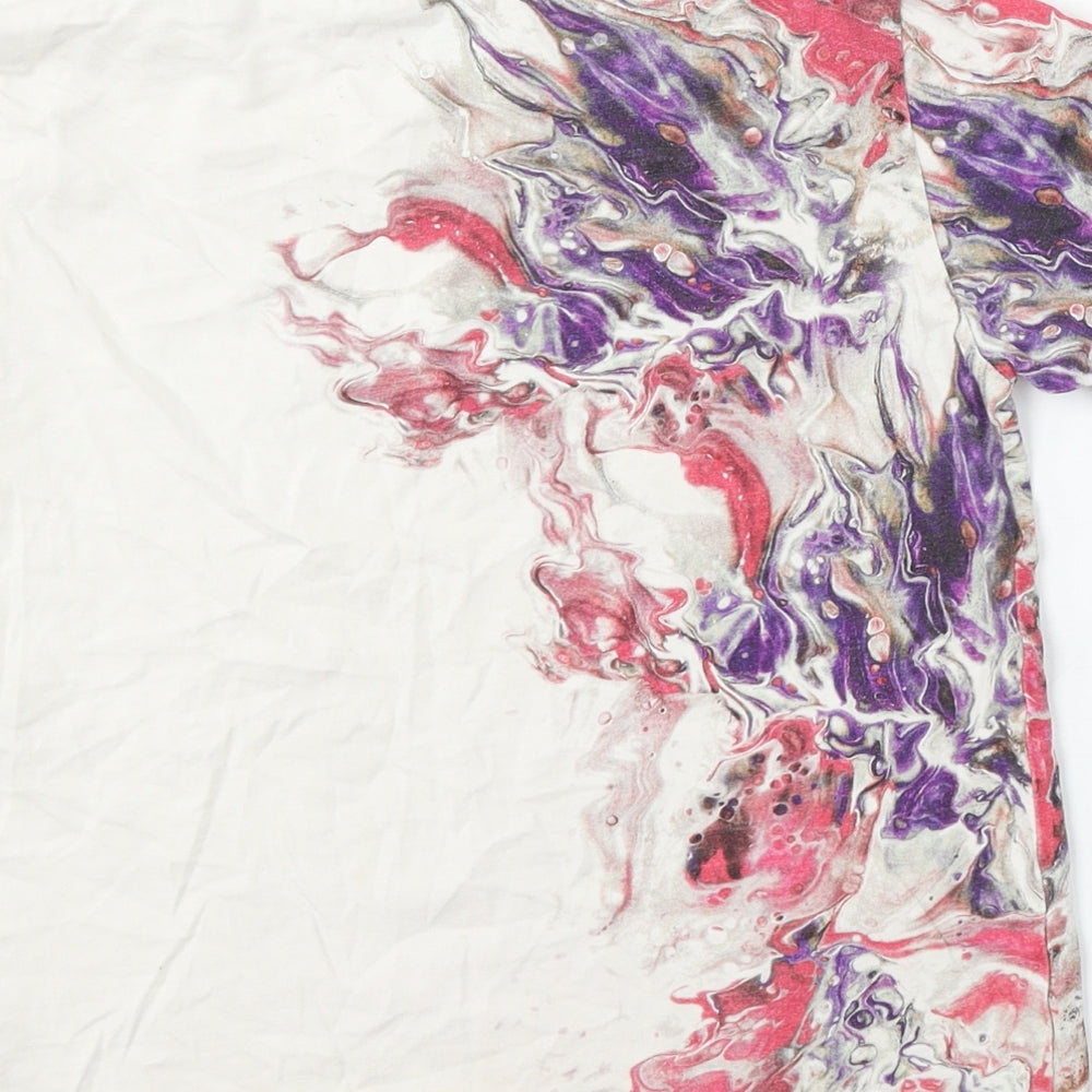 NEXT Boys Multicoloured Geometric Cotton Basic T-Shirt Size 8 Years Round Neck - Gaming