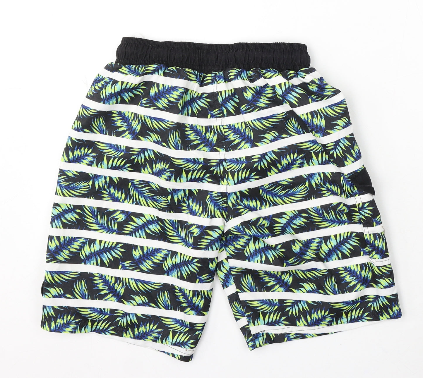 Primark Boys Multicoloured Geometric Polyester Sweat Shorts Size 12-13 Years Regular Drawstring