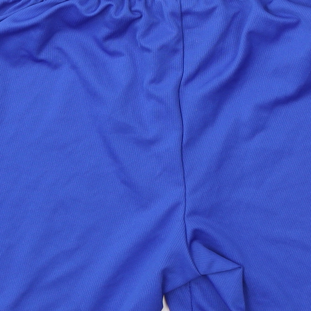 Sondico Mens Blue Polyester Athletic Shorts Size XS L6 in Regular Tie