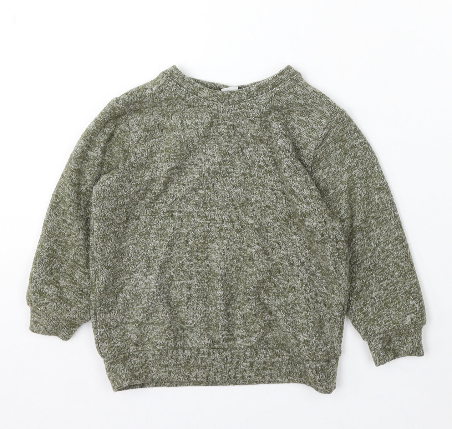TU Girls Green Polyester Pullover Jumper Size 12-18 Months