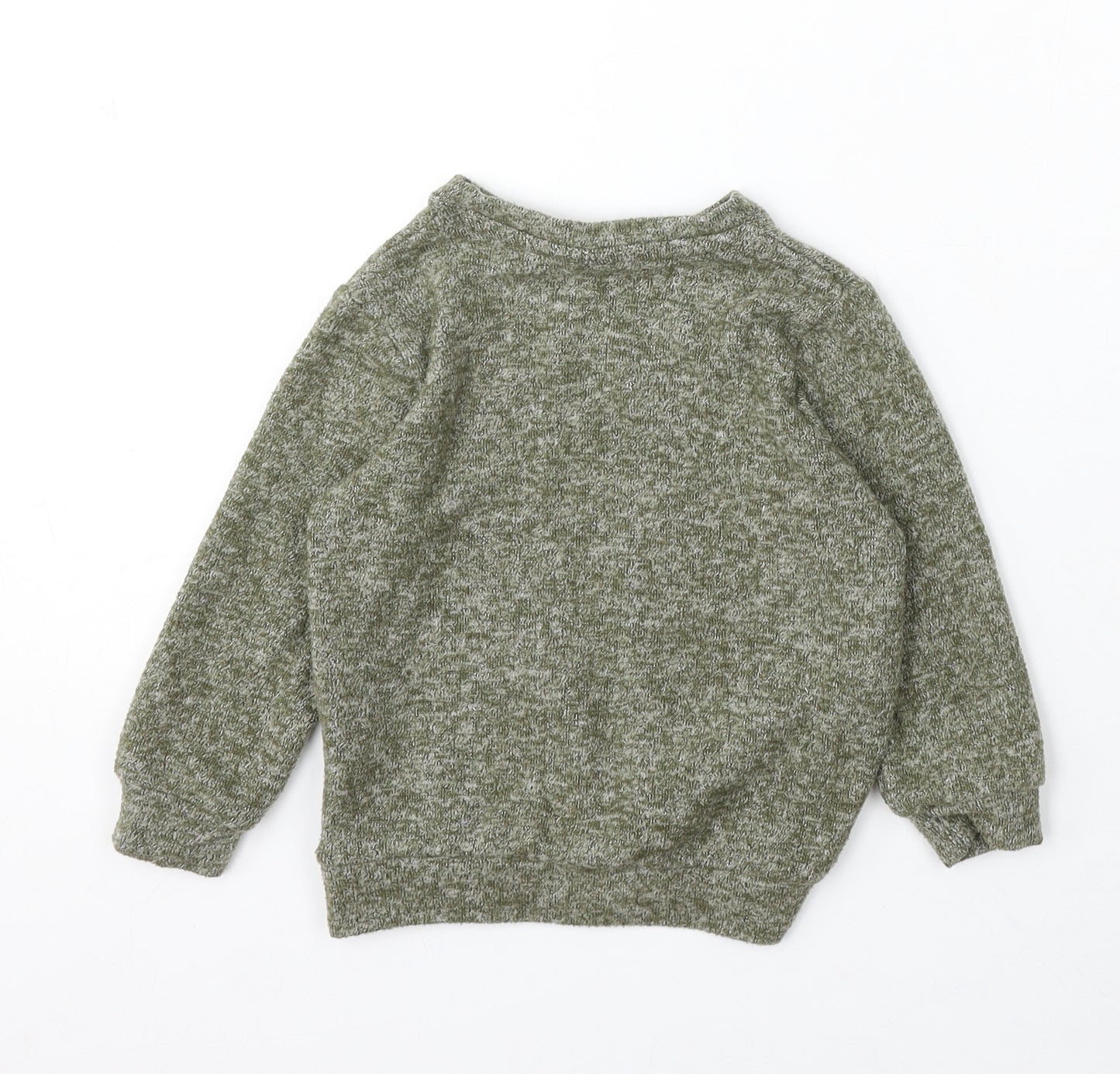 TU Girls Green Polyester Pullover Jumper Size 12-18 Months