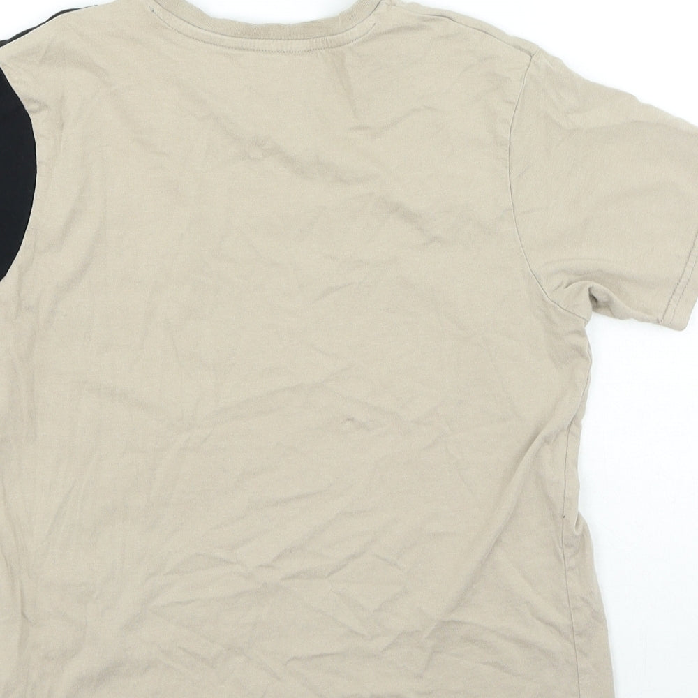 George Boys Multicoloured Striped Cotton Basic Casual Size 11-12 Years Round Neck Pullover