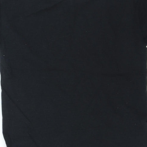 George Boys Black Cotton Basic Casual Size 6-7 Years Round Neck Pullover - Big Bro