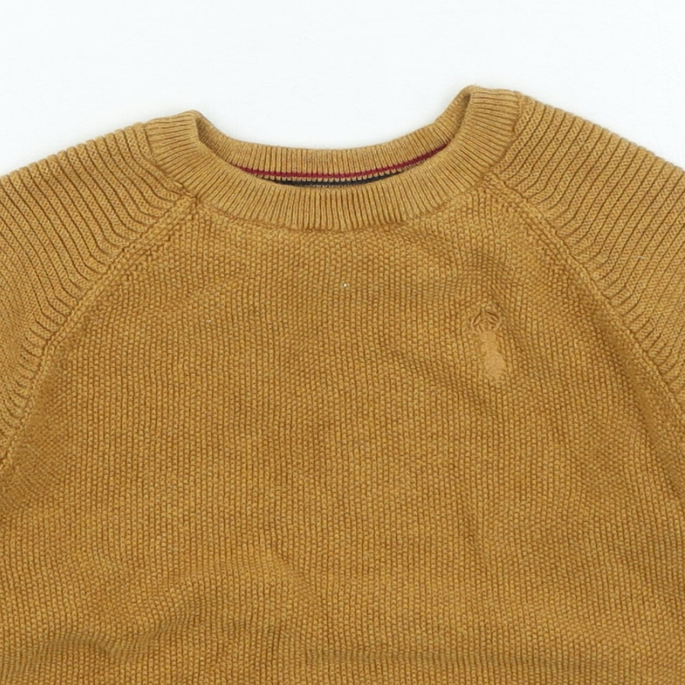 NEXT Boys Red Round Neck Cotton Pullover Jumper Size 5 Years Pullover