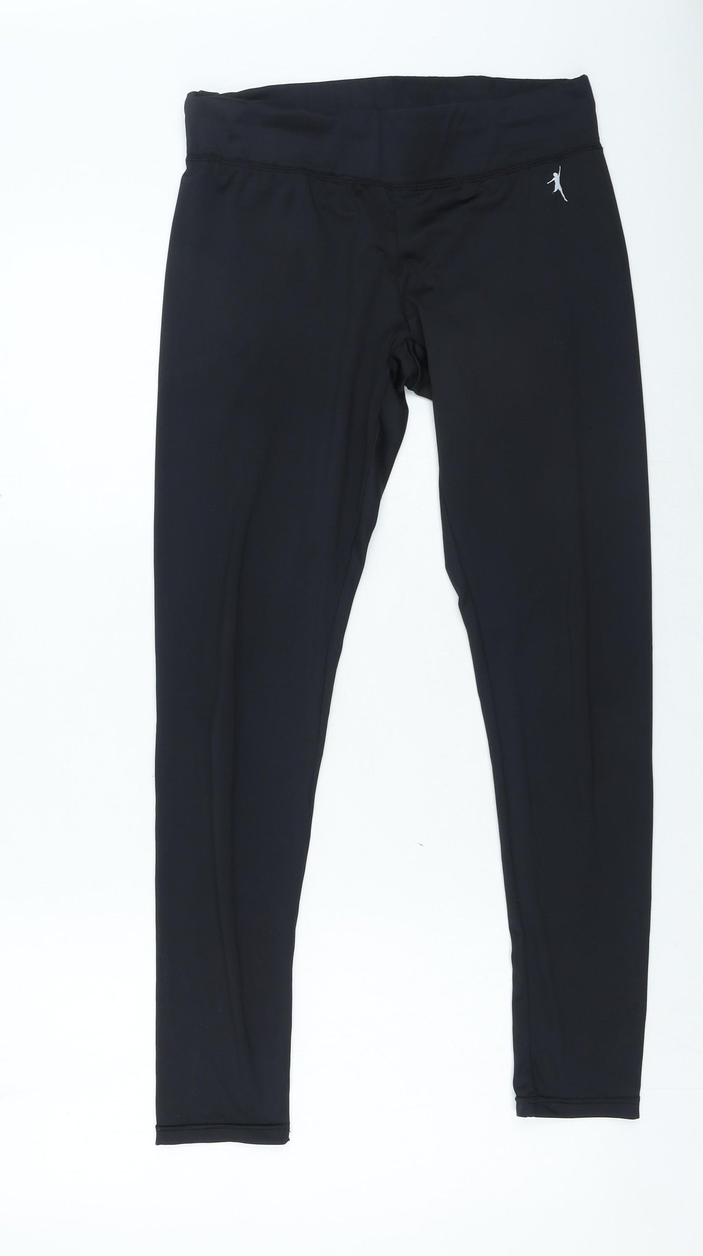 Tonetime Womens Black Polyester Jegging Leggings Size 14 L25 in