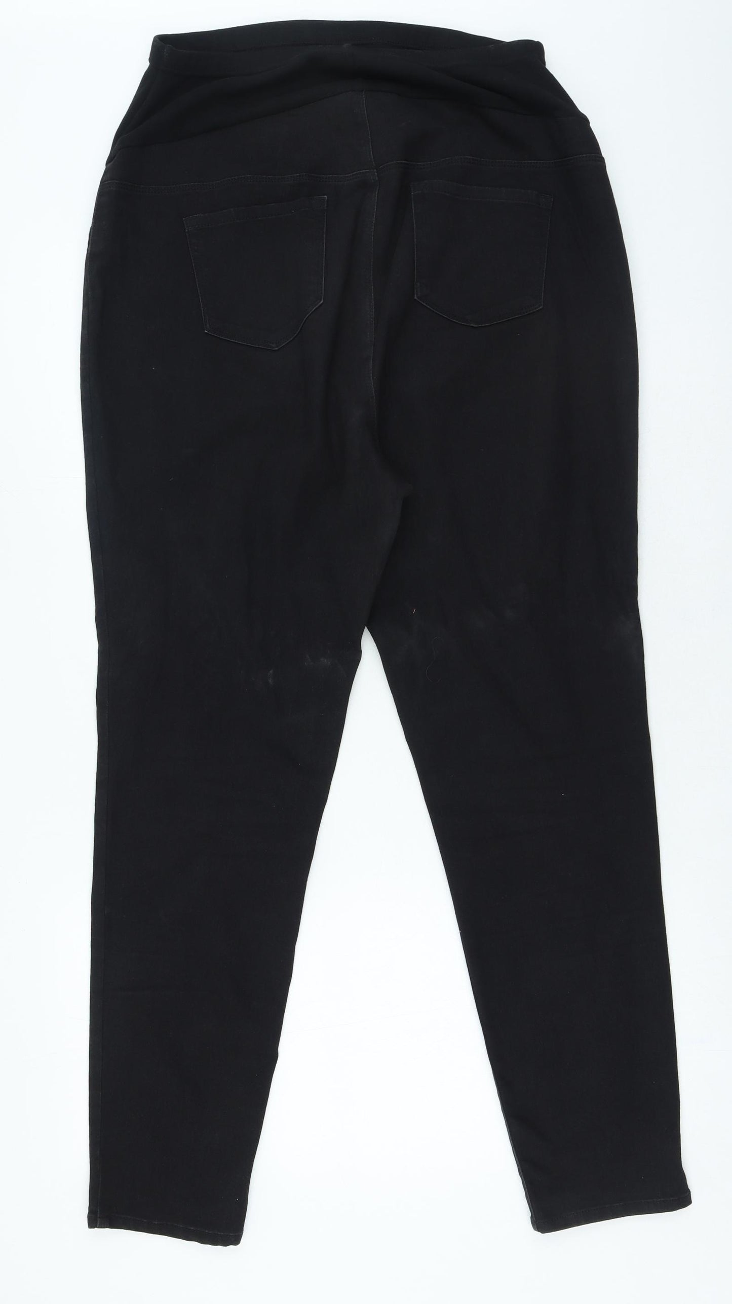 George Womens Grey Cotton Skinny Jeans Size 16 L25 in Regular