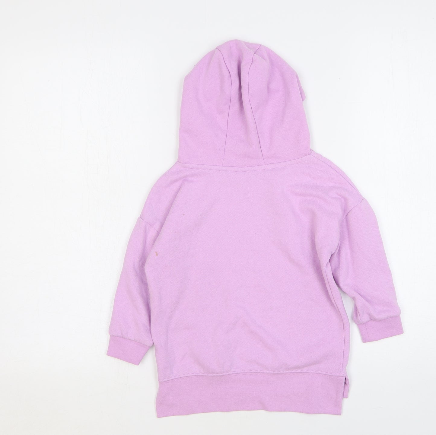 Dunnes Stores Girls Pink Polyester Pullover Hoodie Size 2-3 Years Pullover