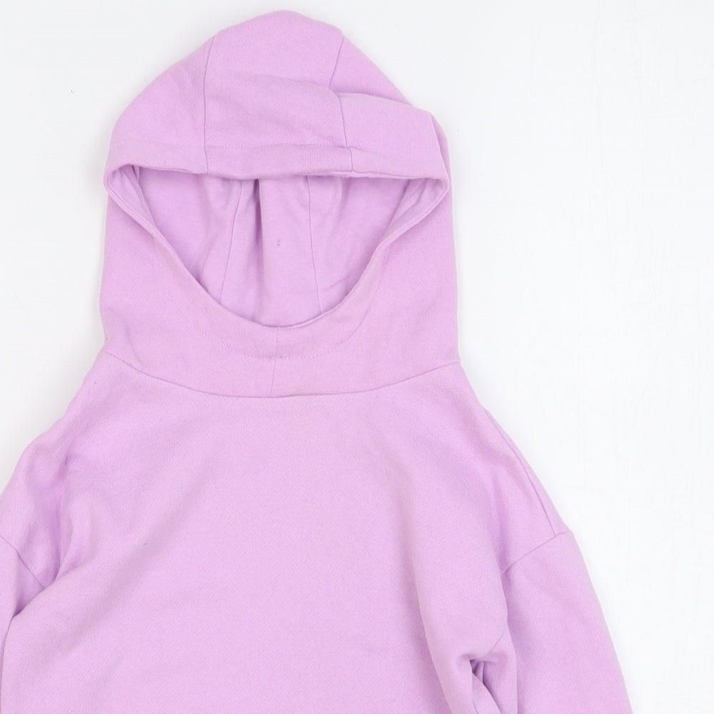 Dunnes Stores Girls Pink Polyester Pullover Hoodie Size 2-3 Years Pullover