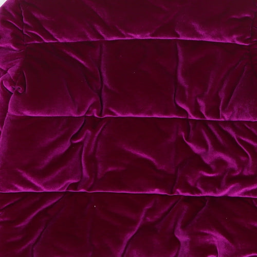 George Girls Purple Puffer Jacket Jacket Size 9-10 Years Zip