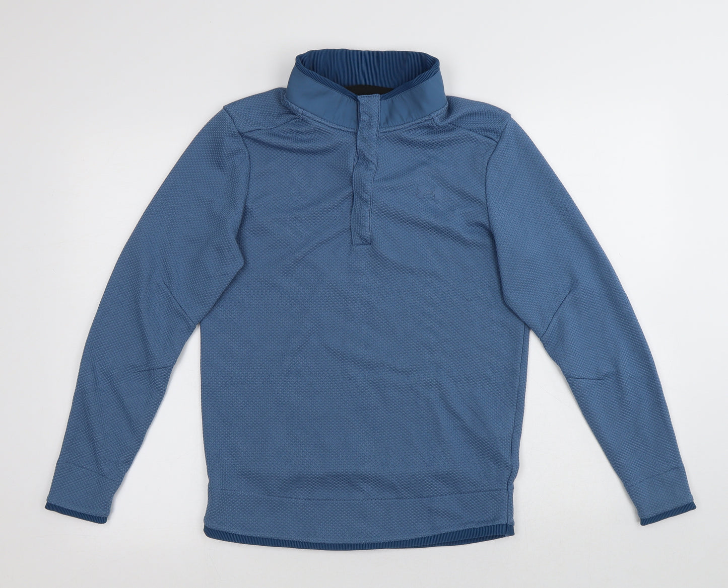 Under armour Mens Blue Polyester Pullover Sweatshirt Size S