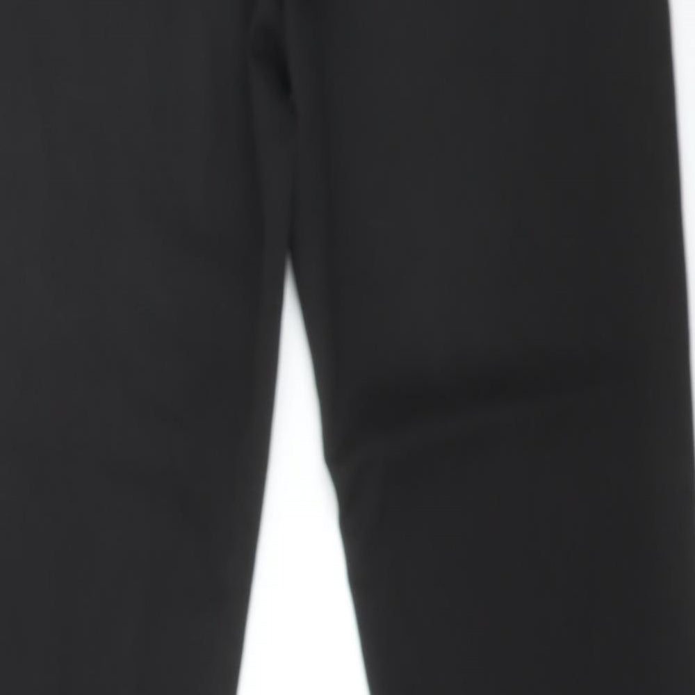 George Boys Black Viscose Dress Pants Trousers Size 14-15 Years Regular Hook & Eye - School Wear