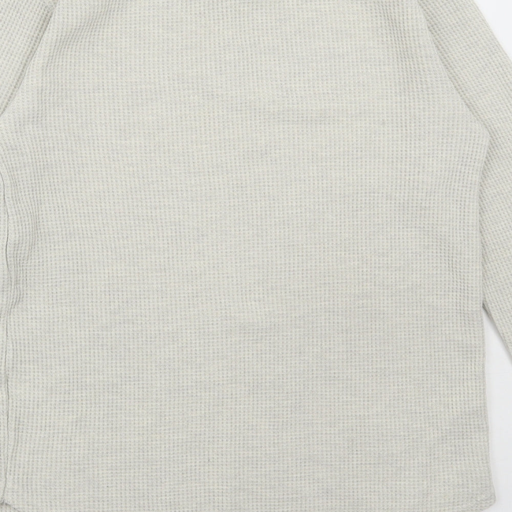 Primark Mens Beige Round Neck Cotton Pullover Jumper Size L