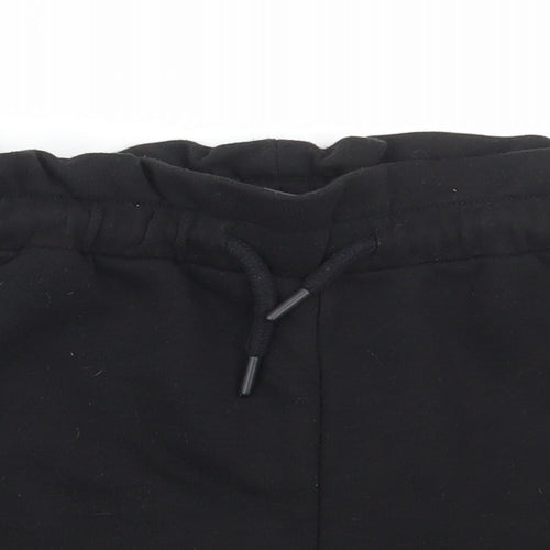 Primark Womens Black Polyester Paperbag Shorts Size XS Regular Drawstring