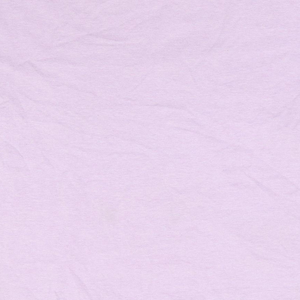 NEXT Girls Purple Cotton Basic T-Shirt Size 13 Years Round Neck Pullover - Love Heart