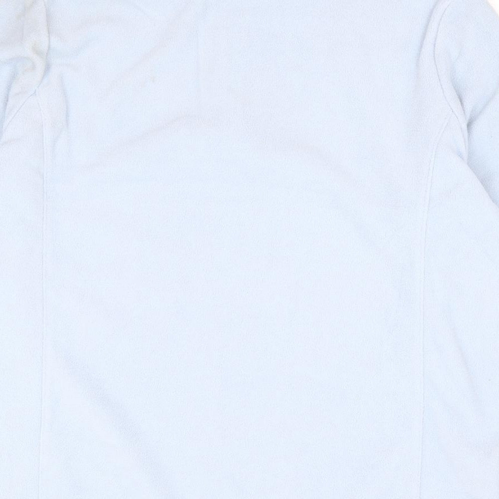 TOG24 Womens Blue 100% Polyester Pullover Sweatshirt Size 14 Zip