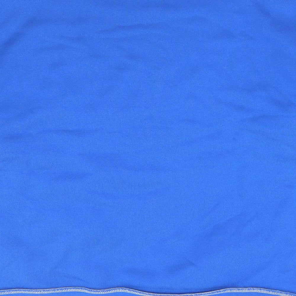 SheIn Womens Blue Polyester Pullover Sweatshirt Size M Pullover - Contrast Stitching