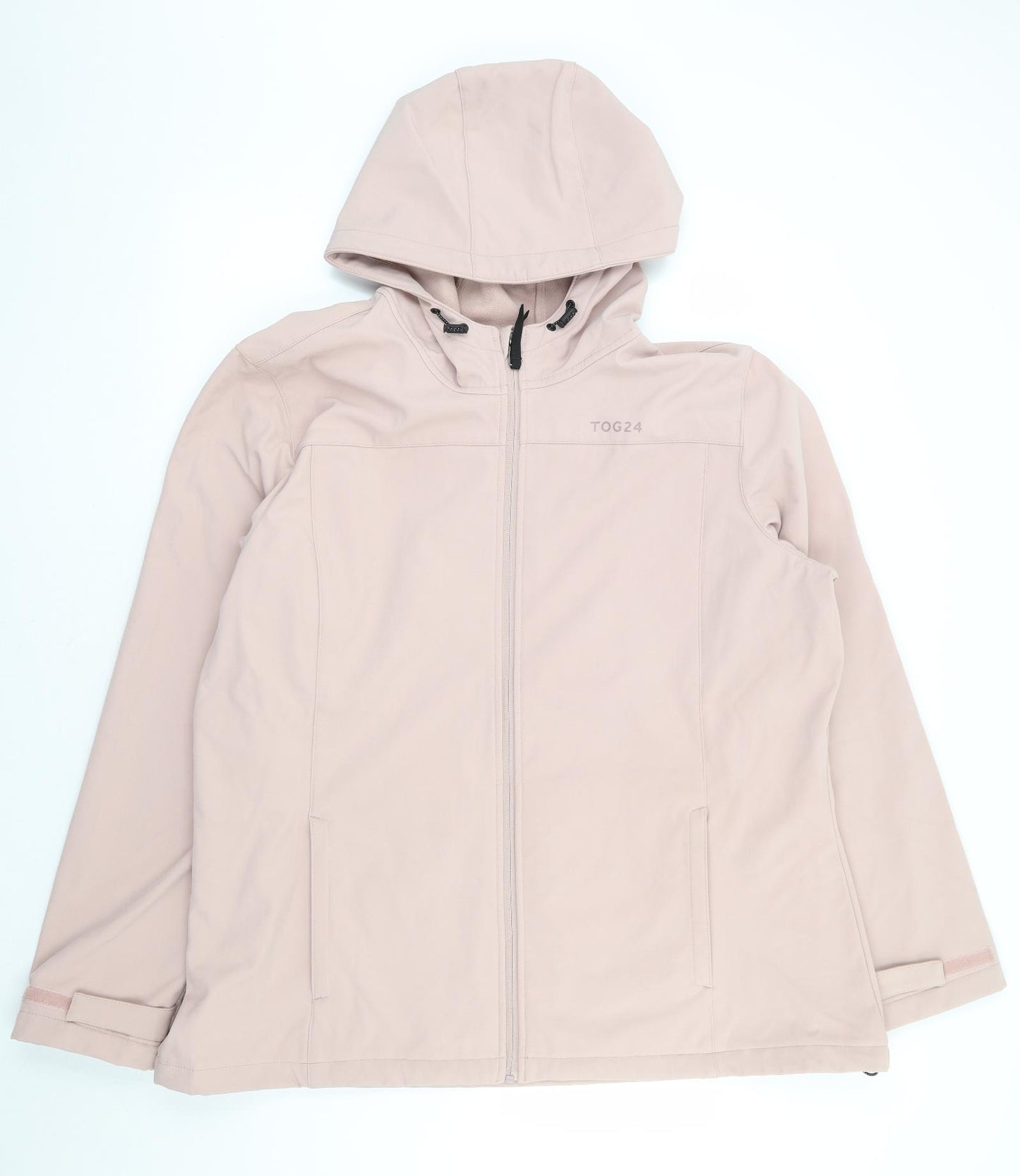 TOG24 Womens Pink Rain Coat Jacket Size 24 Zip
