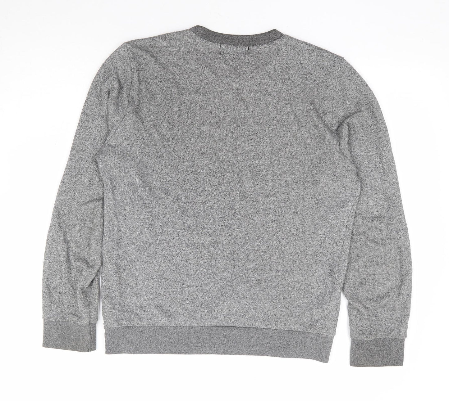 Topman Mens Grey Cotton Pullover Sweatshirt Size S - Peace Symbol