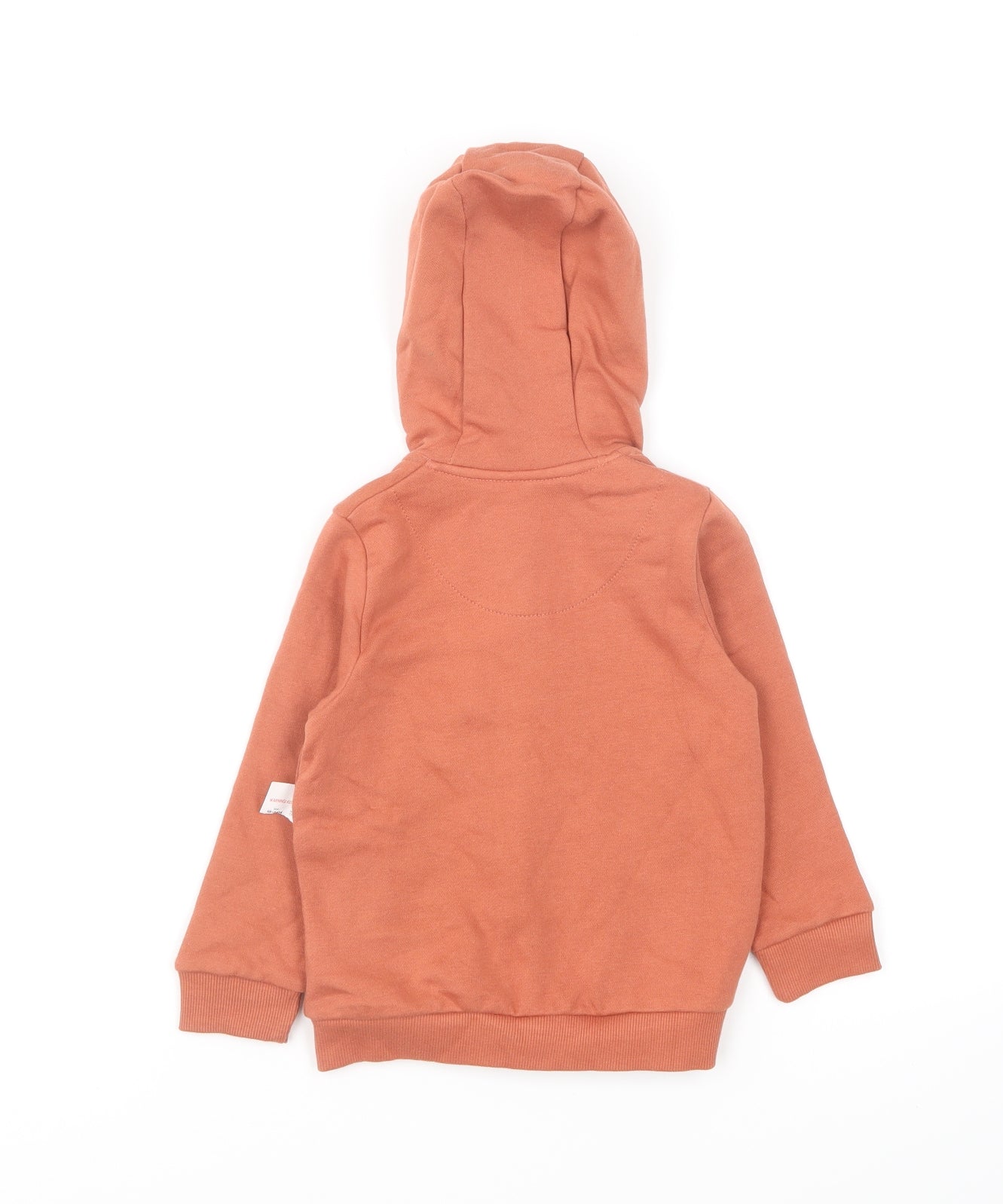 F&F Baby Orange Cotton Full Zip Jumper Size 18-24 Months Zip - Dinosaur