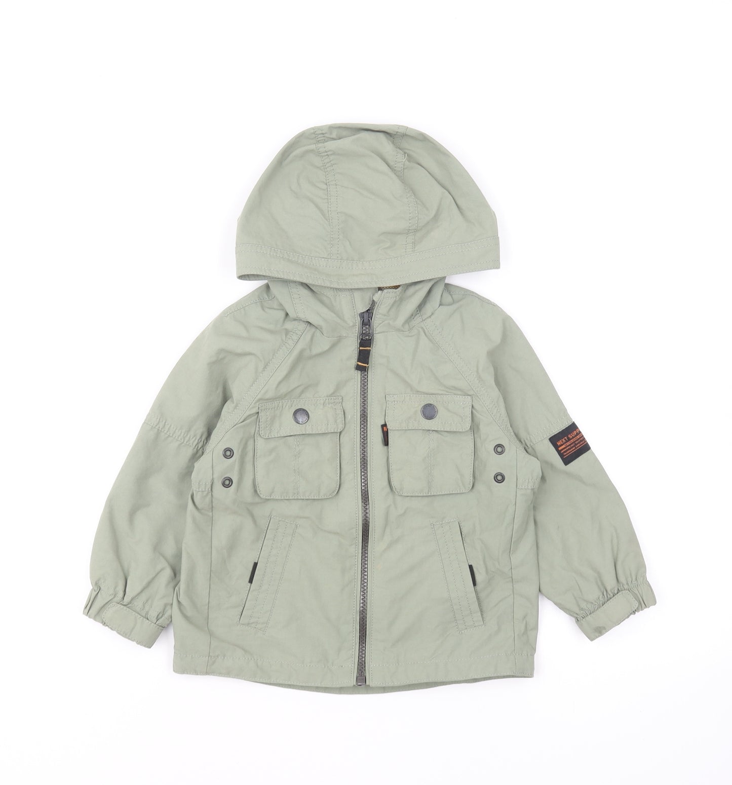 NEXT Boys Green Jacket Coat Size 18-24 Months Zip