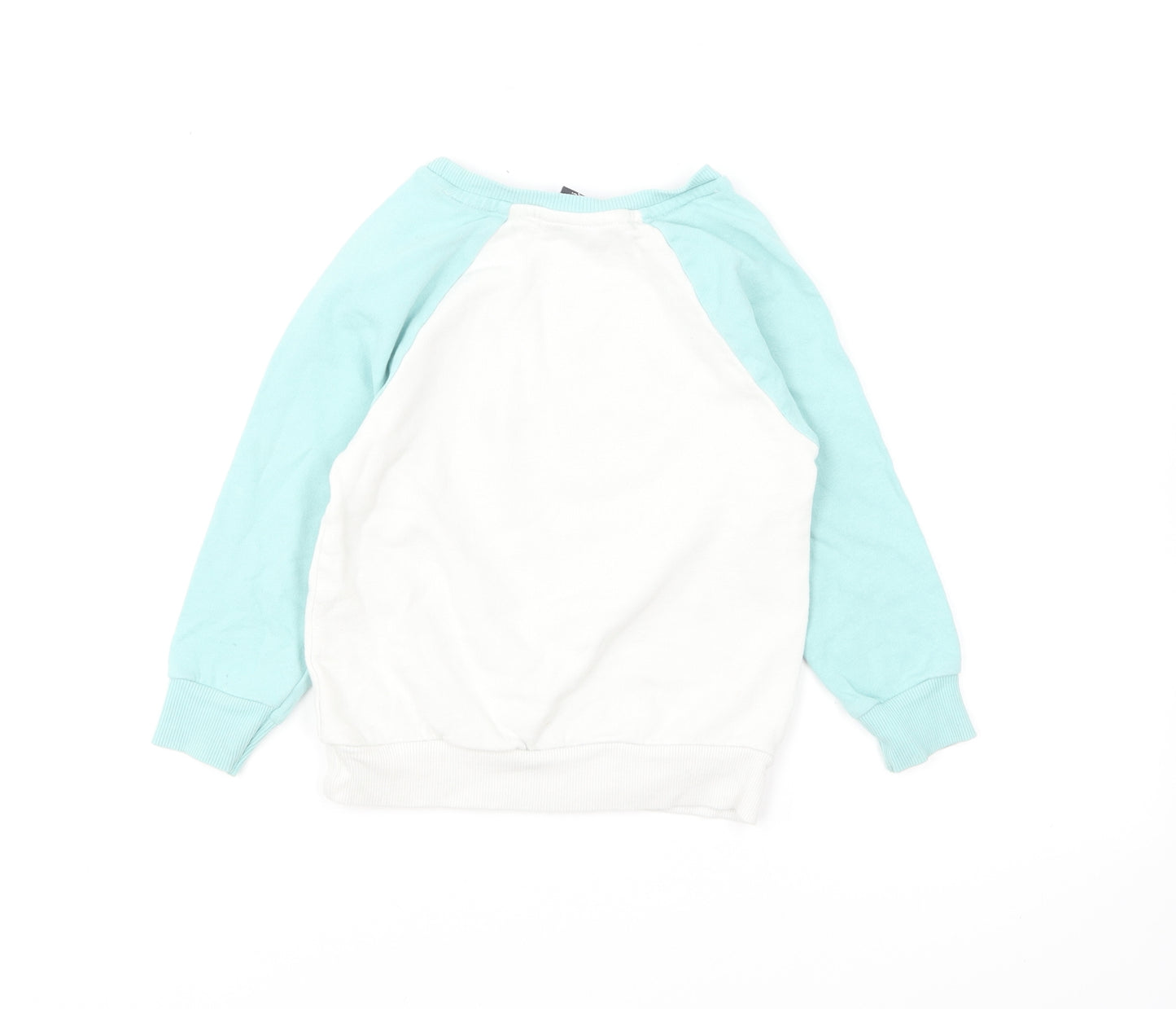 George Boys White Cotton Pullover Sweatshirt Size 3-4 Years Pullover - Paw Patrol