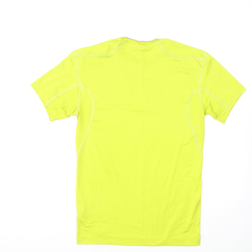 Nike Mens Green Polyester Basic T-Shirt Size XL Round Neck Pullover