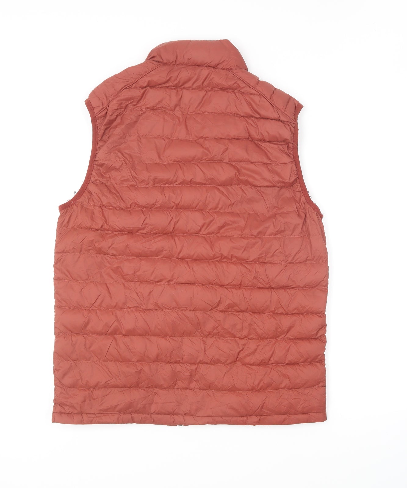 Marks and Spencer Mens Brown Gilet Coat Size L Zip