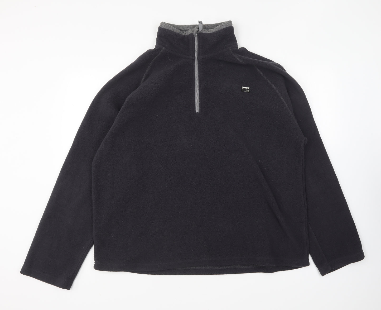 Cargo Quay Mens Blue Polyester Pullover Sweatshirt Size L