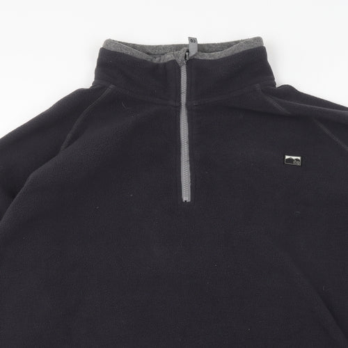 Cargo Quay Mens Blue Polyester Pullover Sweatshirt Size L