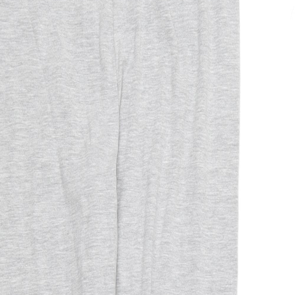 River Island Girls Grey Cotton Jogger Trousers Size 13-14 Years Regular Pullover