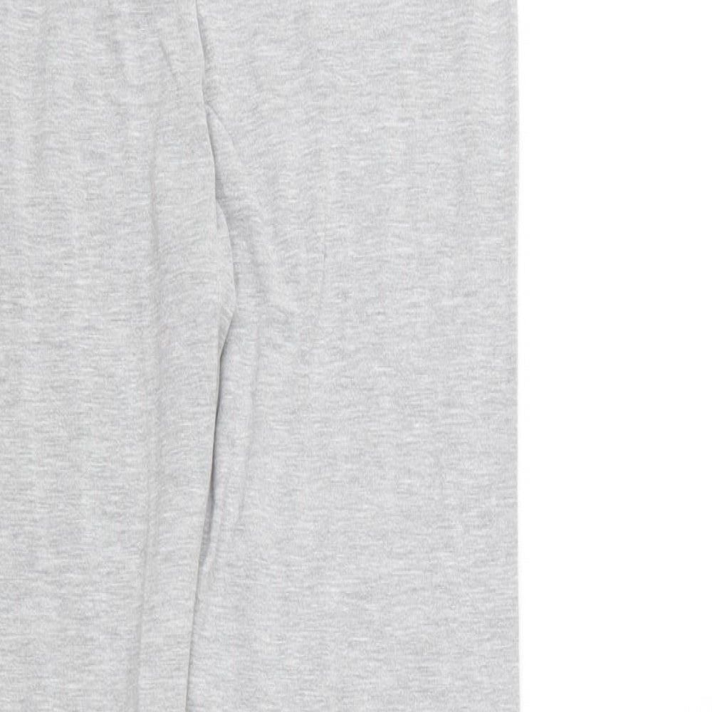 River Island Girls Grey Cotton Jogger Trousers Size 13-14 Years Regular Pullover