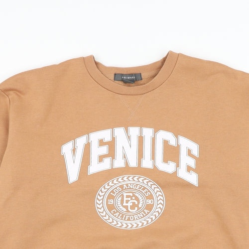 Primark Womens Brown Polyester Pullover Sweatshirt Size 6 Pullover - Venice