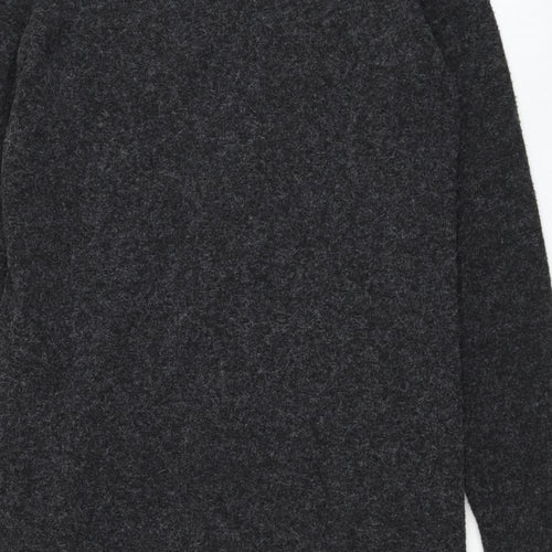 VERO MODA Womens Grey Round Neck Polyester Pullover Jumper Size XL