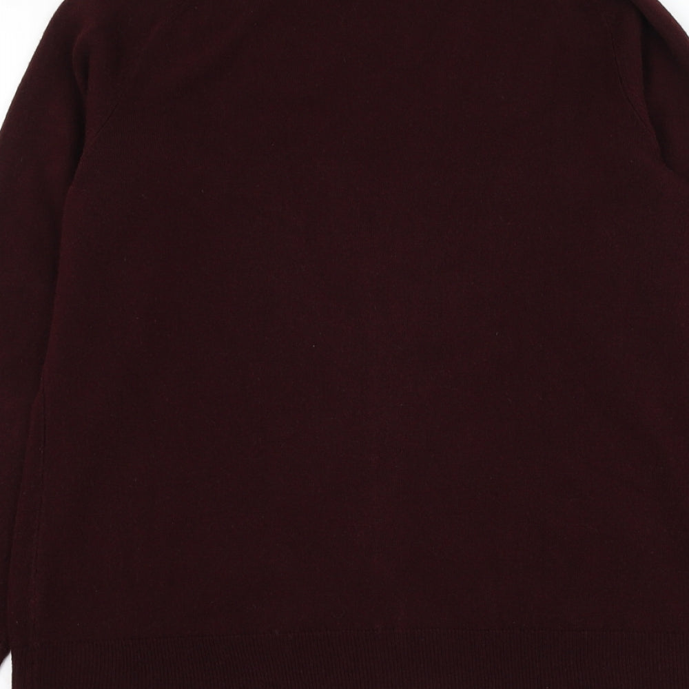 Atmosphere Womens Purple V-Neck Polyester Cardigan Jumper Size 16