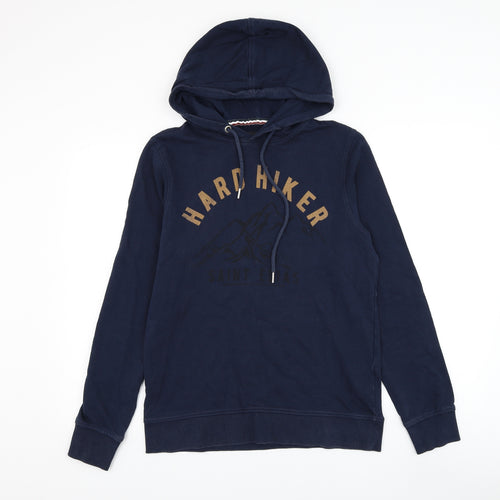 Produkt Mens Blue Cotton Pullover Hoodie Size S - Hard Hiker