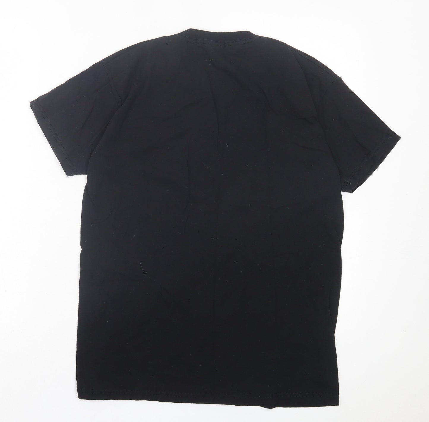 Fruit of the Loom Mens Black Cotton T-Shirt Size M Crew Neck - Eat Sleep Xbox
