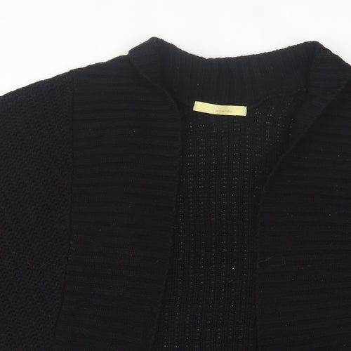 Agenda Womens Black V-Neck Acrylic Cardigan Jumper Size 20