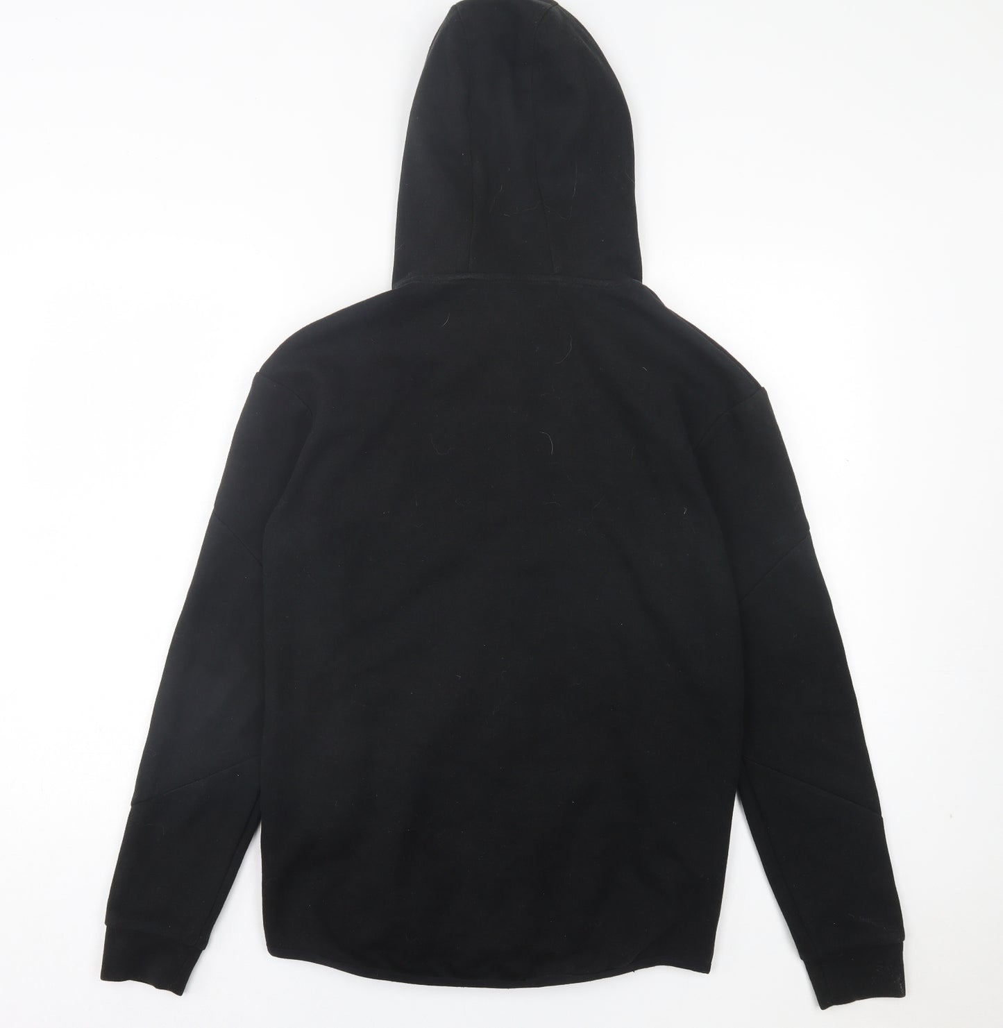 Primark Mens Black Cotton Full Zip Hoodie Size S