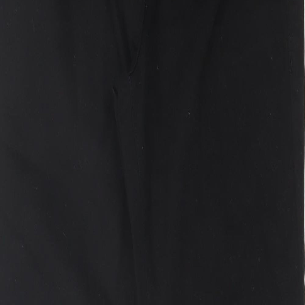 NEXT Womens Black Cotton Skinny Jeans Size 6 L29 in Relaxed Button