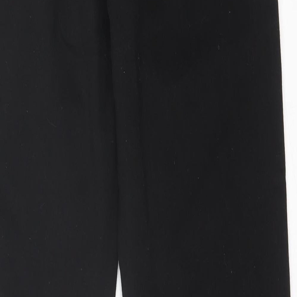 NEXT Womens Black Cotton Skinny Jeans Size 6 L29 in Relaxed Button