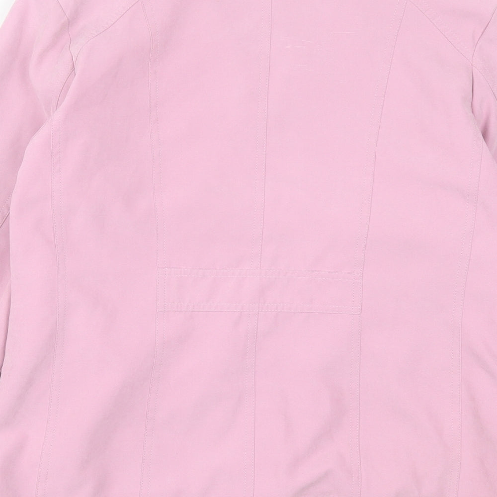 Finesse Womens Pink Jacket Size 12 Zip