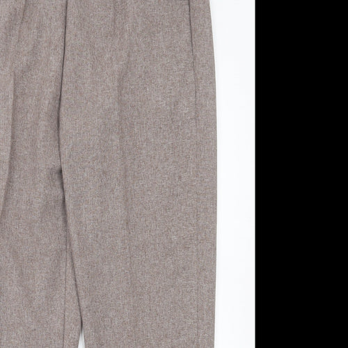 Bodywise Womens Brown Polyester Trousers Size 16 L27 in Regular