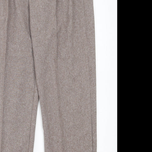 Bodywise Womens Brown Polyester Trousers Size 16 L27 in Regular