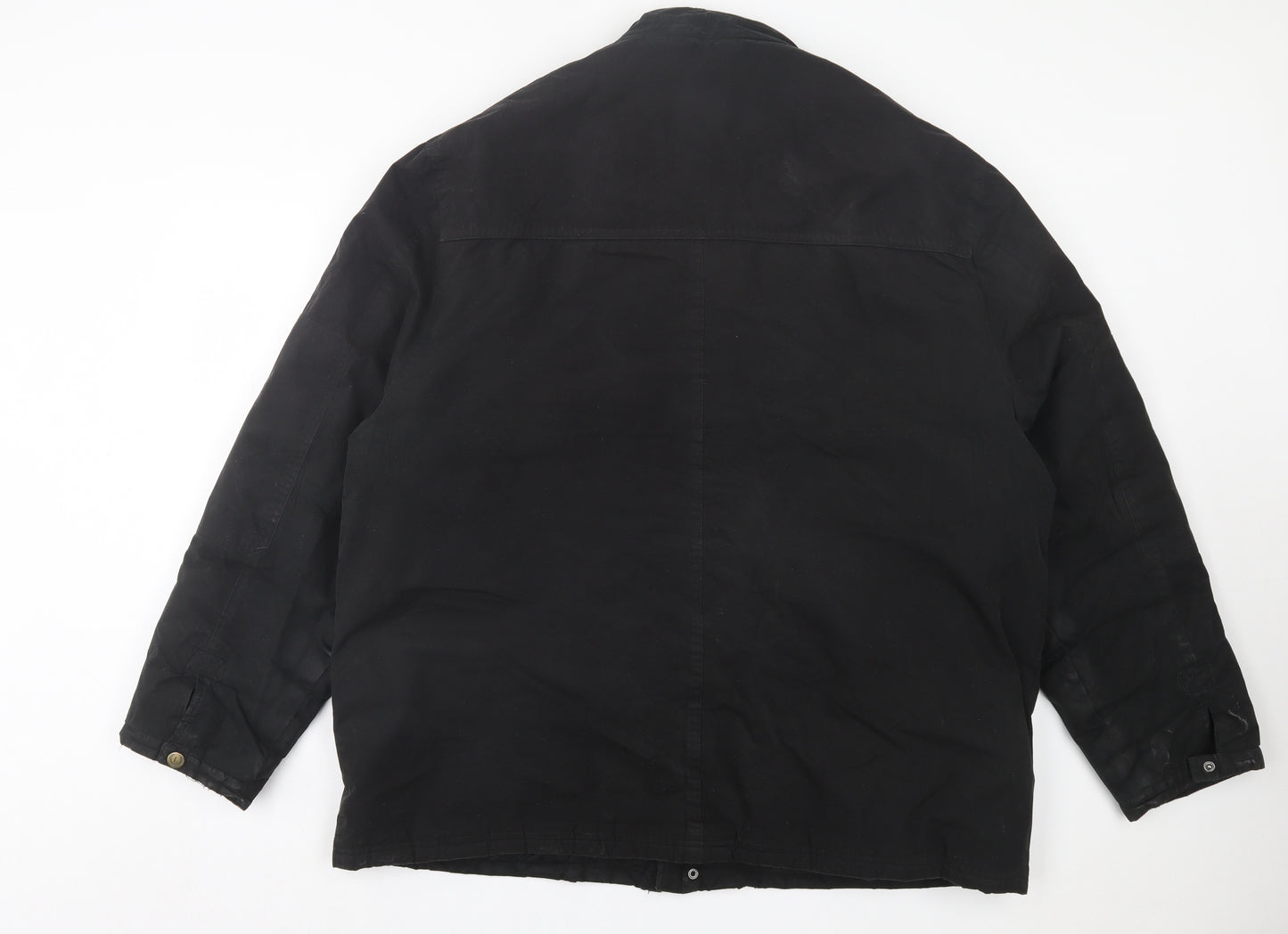 Lincoln Mens Black Jacket Coat Size 3XL Zip