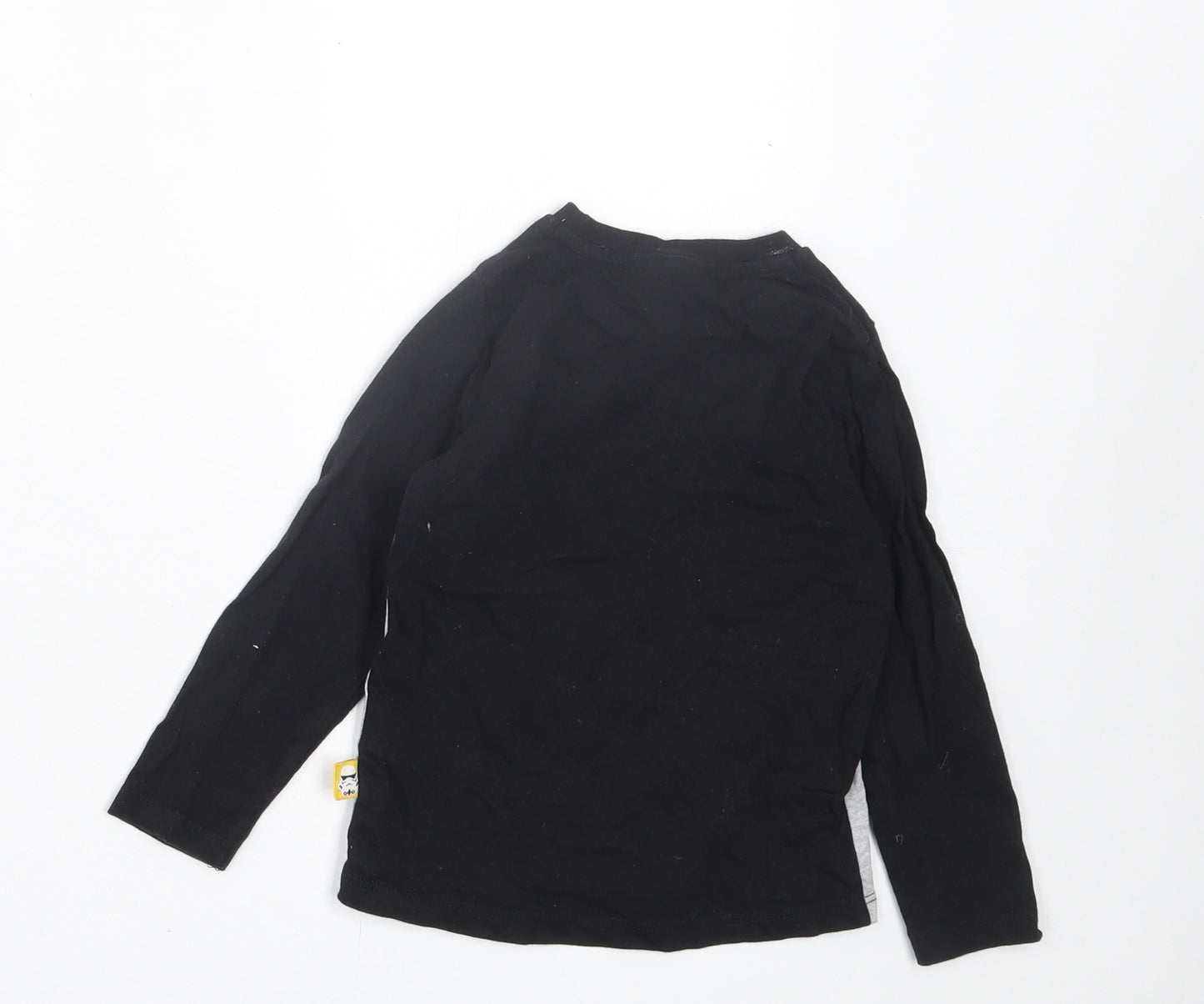 Primark Boys Black Cotton Basic Casual Size 18-24 Months Crew Neck Pullover - Star Wars