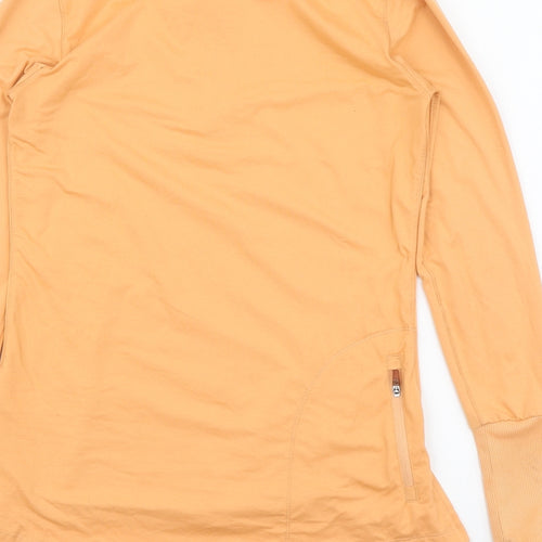 Karimor Womens Orange Polyester Basic T-Shirt Size 10 High Neck Pullover